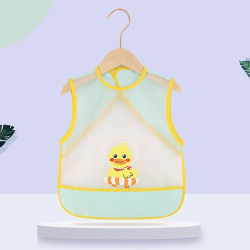 Summer children's blouse Baby eating bib Waterproof dirty kids apron Male and female sleeveless baby anti-wear protective clothing E3IU
