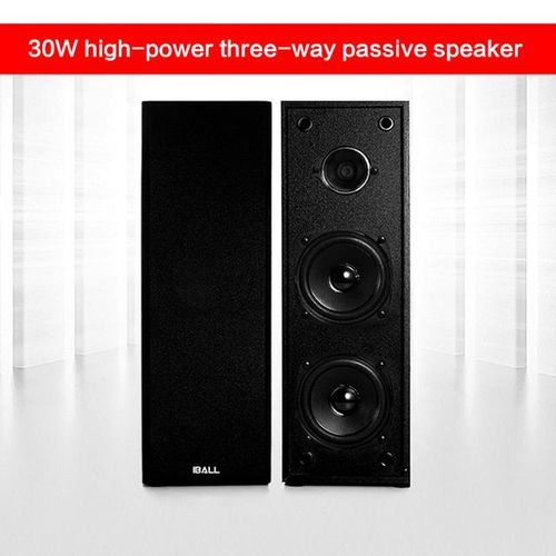 30w Household High-Power Three-Way Speaker Hifi Bookshelf Speaker Computer Satellite Audio Fever High-Fidelity Desk Audio