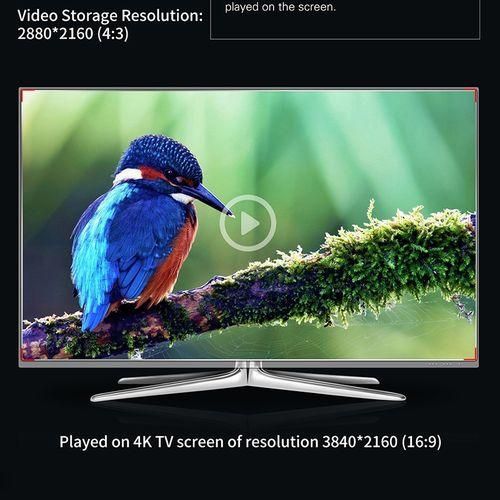 AC3 3.1 Inch IPS Screen 4K Full HD 13MP Night Vision WiFi Live Camcorder DV Digital Camera, Style:Standard  Microphone Handheld StandBlack