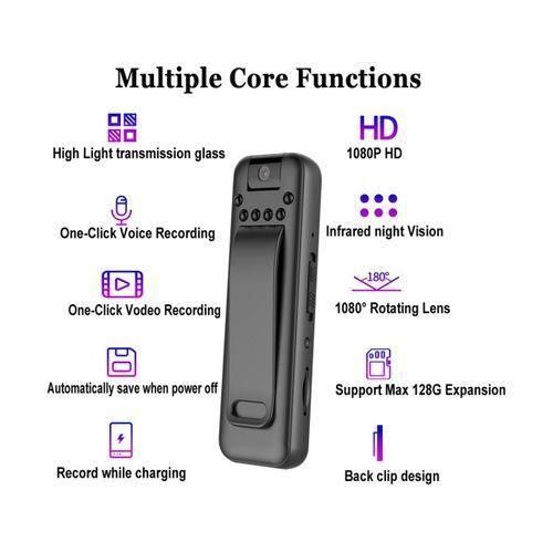 Mini Camera Full HD 1080P Small Memory Card