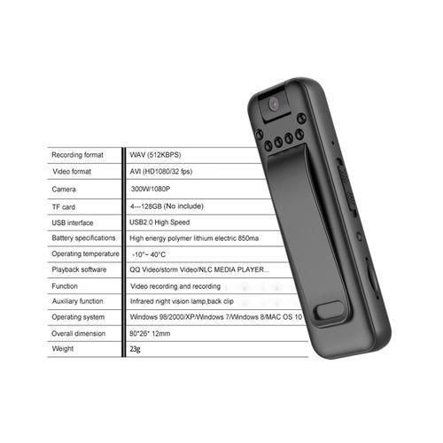 Mini Camera Full HD 1080P Small Memory Card