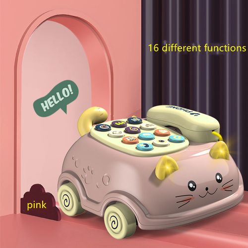 Children Montessori Telephone Toy Early Education Music