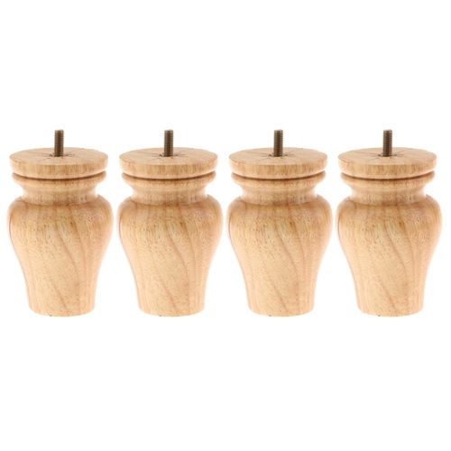 4 Sets Wooden Furniture Replacement Legs Sofa Couch Chair
