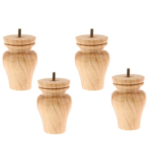 4 Sets Wooden Furniture Replacement Legs Sofa Couch Chair
