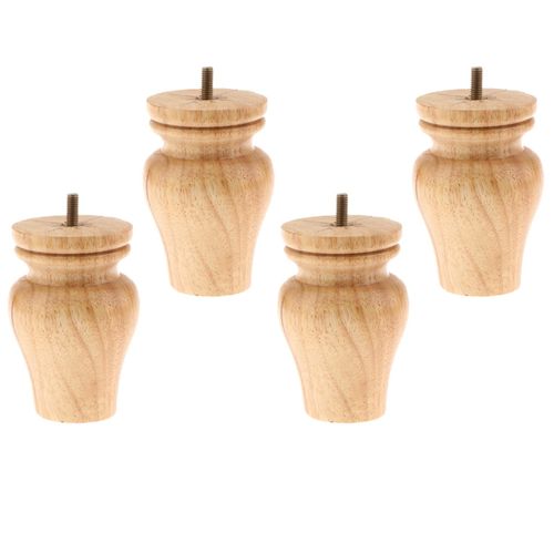 4 Sets Wooden Furniture Replacement Legs Sofa Couch Chair