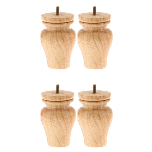4 Sets Wooden Furniture Replacement Legs Sofa Couch Chair