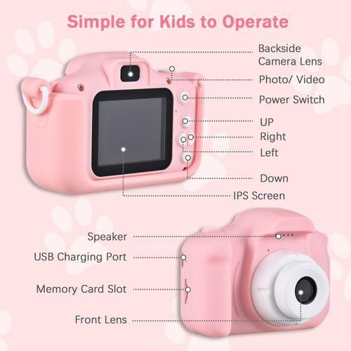 Andoer X8 Mini Camera Kids Camera Digital Camera 1080P