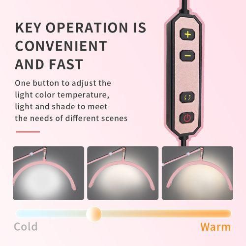 Andoer HDM3X Desktop LED Video Light Halfmoon Shaped Fill