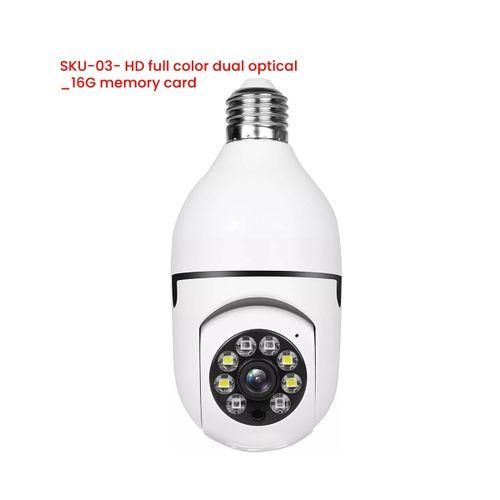 5G Wifi Bulb Night Vision Camera Full Color Security Mon