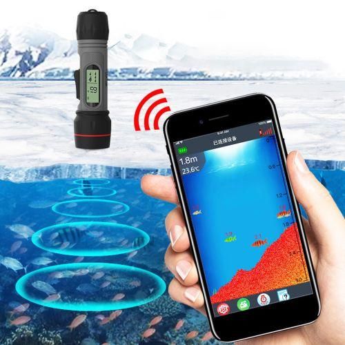 Fish Depth Finder Handheld Fish Finder Wireless Waterproof