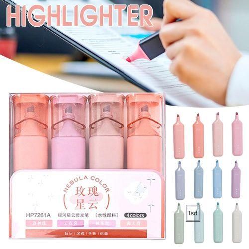 Fine Flash Marker Pen Set With 4 Piece DIY Scrapbook Drawing