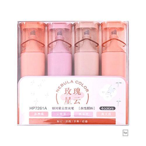 Fine Flash Marker Pen Set With 4 Piece DIY Scrapbook Drawing