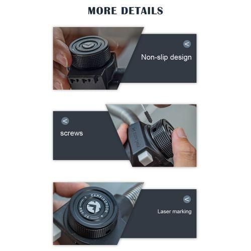 Black Aluminum Alloy Stoves Knob Outdoor Cooking Furnace