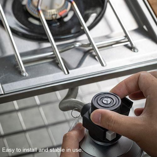 Black Aluminum Alloy Stoves Knob Outdoor Cooking Furnace