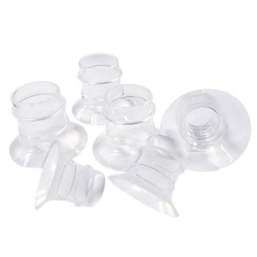 10Pcs Breast Convertor Flange Inserts Breast Shield Convertor Clear NO5119