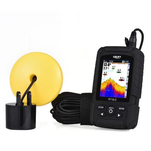 Lucky Portable Fish Finder Handheld Wired Fish Depth Finder Sonar