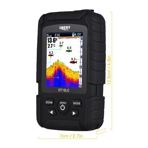 Lucky Portable Fish Finder Handheld Wired Fish Depth Finder Sonar