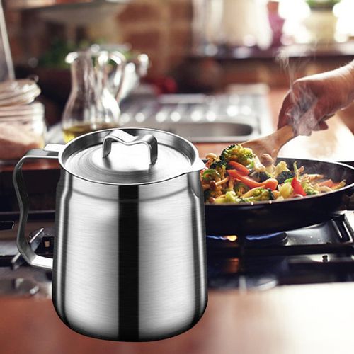 Container Kitchen For Storing Frying Oil Cooking  Coconut