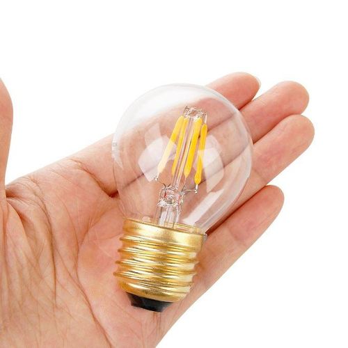 Dimmable E27 Retro LED Filament Light lamp E14 B22 Bayonet 2W 4W 6W 220V G45 Clear Glass Shell Vintage Edison LED Bulb For Home