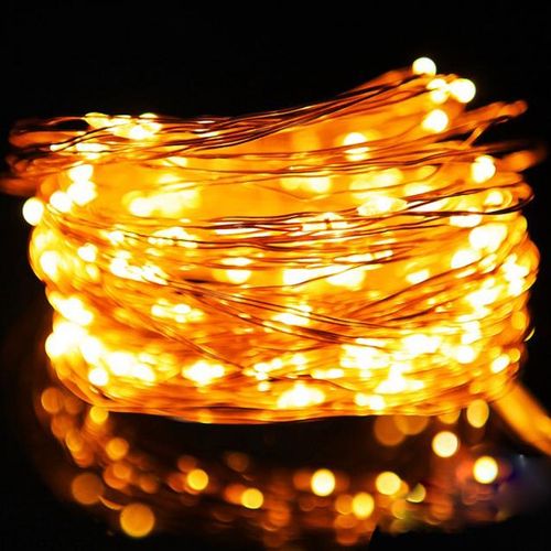 5/10M USB/  LED String Lights Copper Silver Wire Garland Light Waterproof Fairy Lights Party Decor For Christmas Wedding