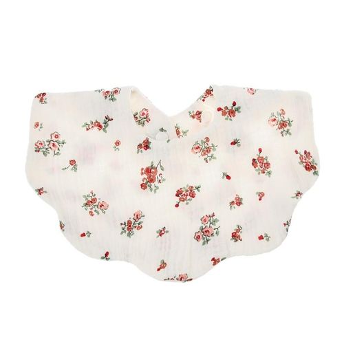 SOME Baby Wave Shape Feeding Bib Bandana Burp Cloth Scarf Printed Soft Pure Cotton Absorbent Saliva Towel Breathable Apr
