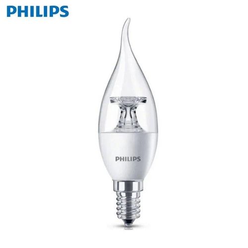 3.5W Led Candle Bulb E14 Small Screw Tip Bubble Tail Pulling Crystal Ceiling Lamp Household Energy Saving Super Bright