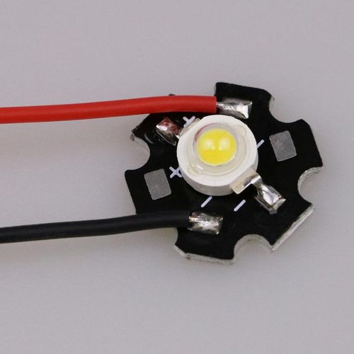 1PCS 150mm 3W LED Lamp Beads Full Spectrum White/Warm White With Aluminum Plate And Cable Wire For Flashlights Parts Accessories
