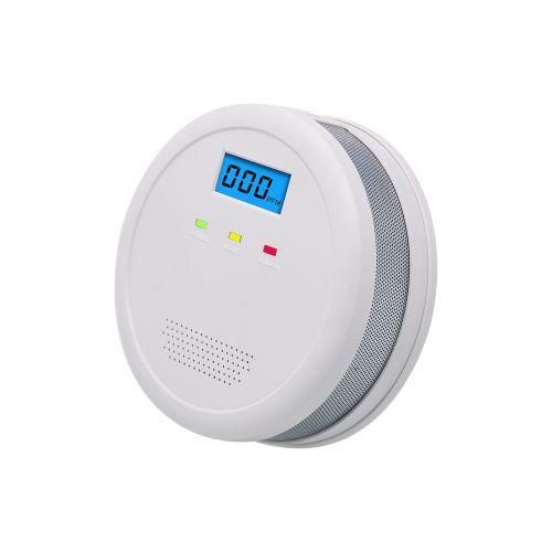Carbon Monoxide Detector LCD Display Screen Battery Powered