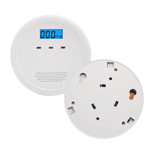 Carbon Monoxide Detector LCD Display Screen Battery Powered