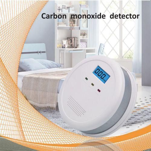 Carbon Monoxide Detector LCD Display Screen Battery Powered