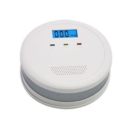 Carbon Monoxide Detector LCD Display Screen Battery Powered