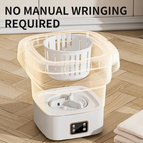 100V-240V 9L Folding Washing Machine Household Underwear Socks Children Clothing Washing And Integrated Mini Portable