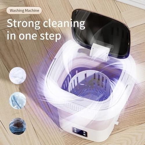 100V-240V 9L Folding Washing Machine Household Underwear Socks Children Clothing Washing And Integrated Mini Portable