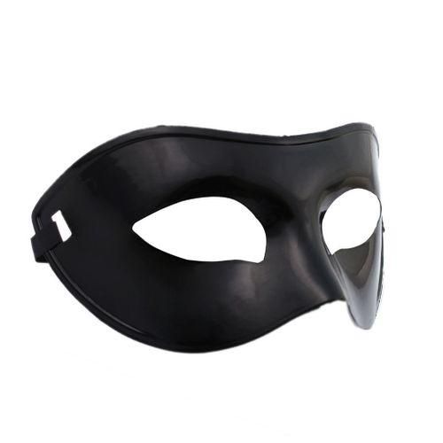 Men Masquerade Costume Ball Half  Mask Sexy Party Dress Black