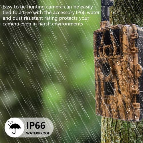 Trail Cam With 8K Video 60MP Images Night Vision Motion