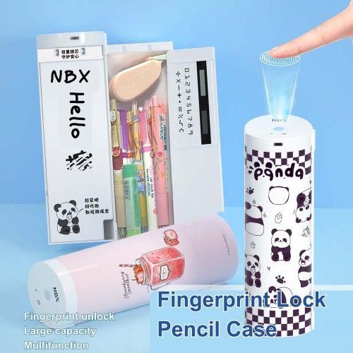 NBX Pencil Cases Fingerprint Password Lock Pencil Case