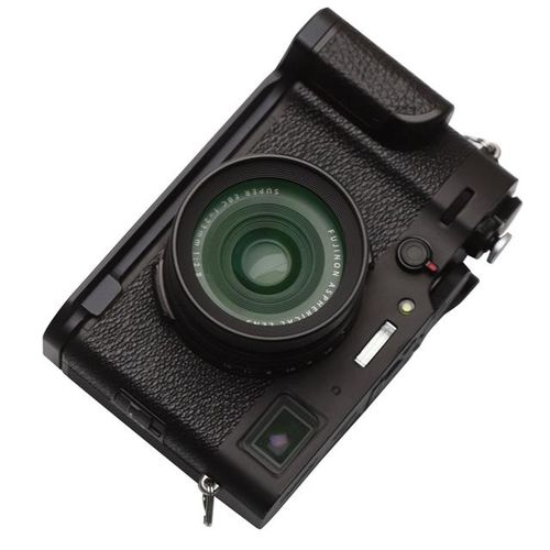 Haoge Luv-X54b Metal Lens Hood With Mc Uv Protection Multicoated Ultraviolet Lens Filter For Fujifilm Fuji X100v Camera Black