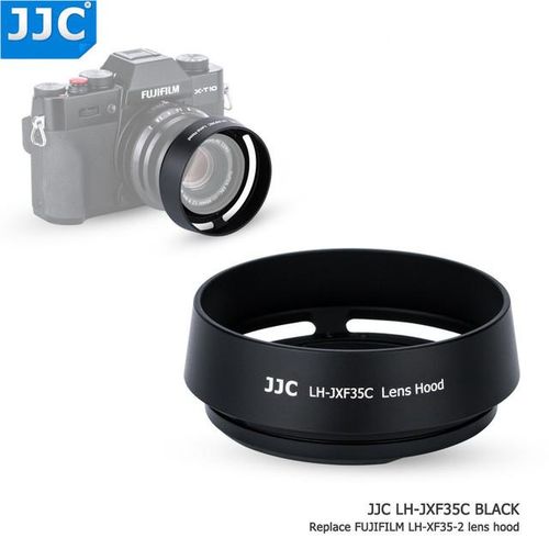 Jjc Bayonet Round Camera Lens Hood 43mm Thread Size Replaces Fujifilm Lh-Xf35-2 For Fujinon Lens Xf35mm/25mm F2 R Wr
