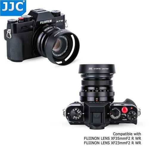 Jjc Bayonet Round Camera Lens Hood 43mm Thread Size Replaces Fujifilm Lh-Xf35-2 For Fujinon Lens Xf35mm/25mm F2 R Wr