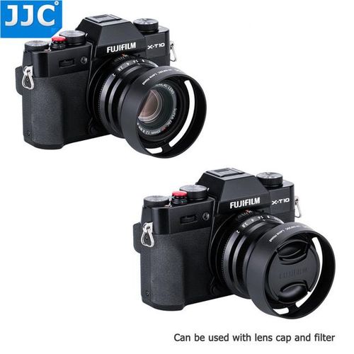 Jjc Bayonet Round Camera Lens Hood 43mm Thread Size Replaces Fujifilm Lh-Xf35-2 For Fujinon Lens Xf35mm/25mm F2 R Wr