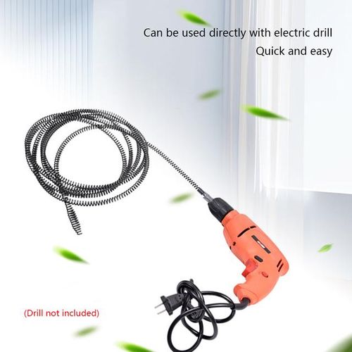 10 Meter Electric Drill Dredging Tool Spring Sewer Unblocker Bathroom Kitchen Drain Cleaner Sink Clogged Remover