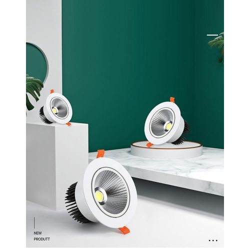 Cct 3000k 4000k 6000k 3-Color Conversion Led Cob Downlight 5w 7w 9w Ceiling Spot 12w 15w 18w 20w Home Decorative Lighting