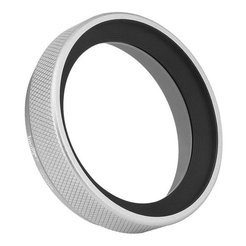 Haoge Luv-X54w Metal Lens Hood With Mc Uv Protection Multicoated Ultraviolet Lens Filter For Fujifilm Fuji X100v Camera Silver