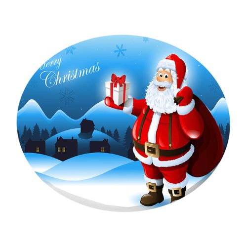 Christmas Tablecloth, Christmas Table Cloth ,Dinner Santa