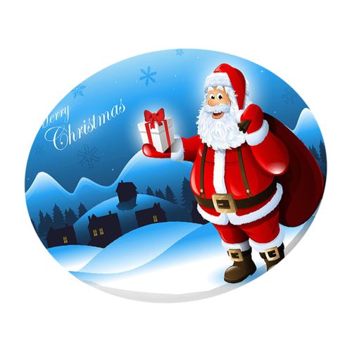 Christmas Tablecloth, Christmas Table Cloth ,Dinner Santa