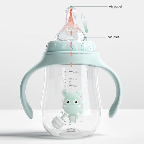 180/240/300ml Cute Baby's Bottles Optional Leakage-Proof Baby Sippy Cup Children Drinking Accessories NO5274