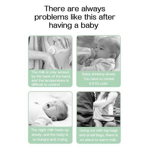 Portable Baby Milk Bottle Warmer Wireless Milk Heater