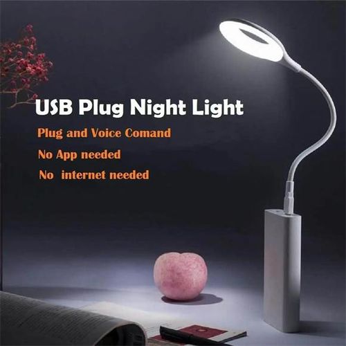 Intelligent Voice Control LED Light for Bedroom Living Room Dormitory Desk Night Light