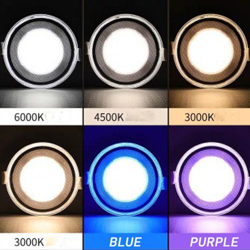 85-265v 3 Colors Dimmable Led Downlight Spot Led Ceilling Lamp Indoor Ceilling Recessed Downlamp Home Lighting