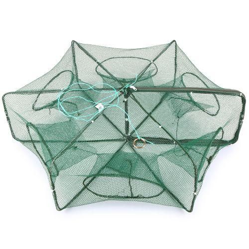 Foldable Fishing Net Hexagon 6 Hole Fishing Net Shrimp Cage